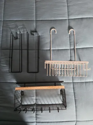 Organizzatori metallici e in legno