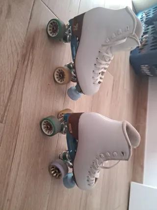 Patines Artísticos Risport Blancos (Carlos Mur)