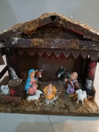 Presepe Natale con statuine