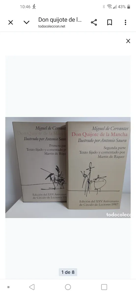 Don Quijote Ilustrado por Antonio Saura