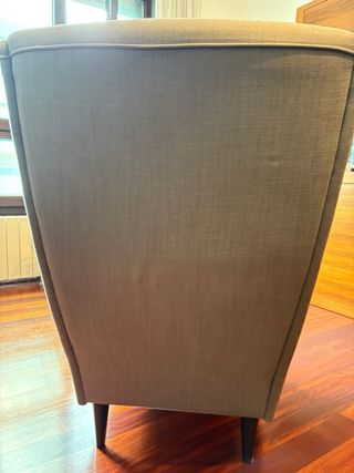 Sillón orejero Ikea gris