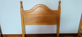 2 Camas 90x200, Cabeceros, Colchones y mesitas