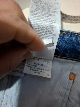 Levi's jeans mod 514 taglia W36 L32