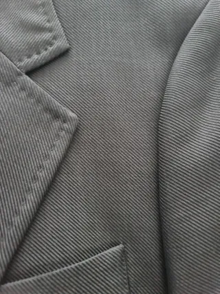 Americana Zara Hombre Talla 50 Azul Marino