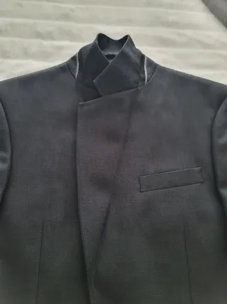 Americana Zara Hombre Talla 50 Azul Marino