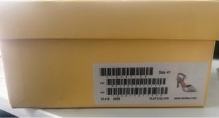 Zapatos de fiesta Menbur T.41 plata