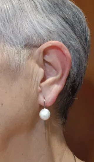 Conjunto Gargantilla, Pendientes y pulsera Perlas