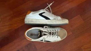 Scarpe uomo Organik Style oro e bianche