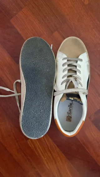 Scarpe uomo Organik Style oro e bianche