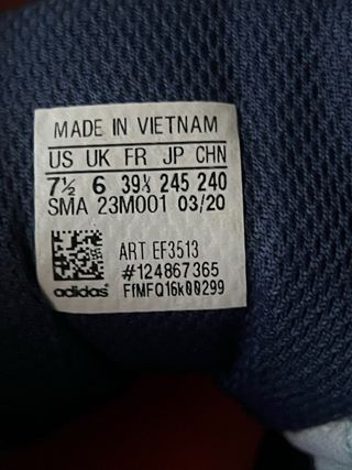 Zapatillas Adidas Terrex Talla 39,1/3