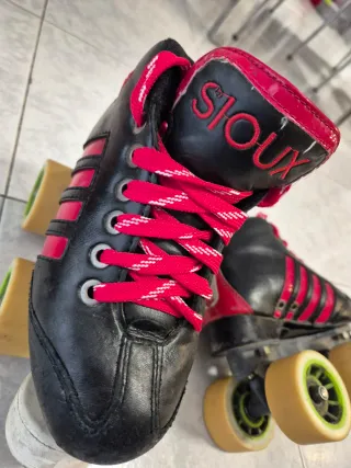 Patines Hockey Niño Negro/Rojo