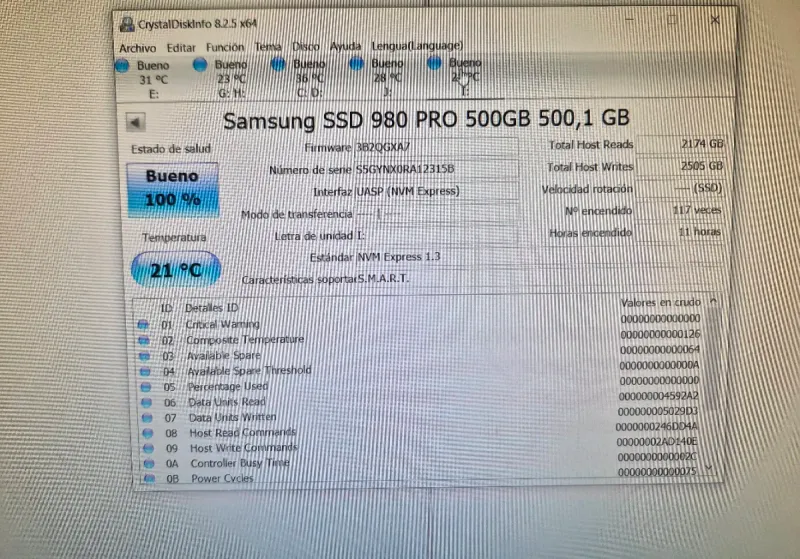 SSD Samsung 980 PRO 500GB NVMe PCIe 4.0 afbeelding 2