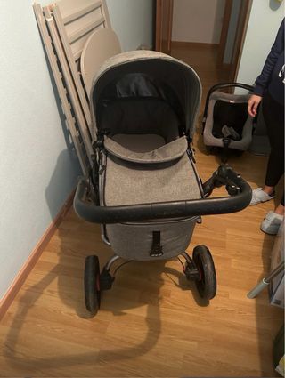 Carro de bebé Jane Rider gris