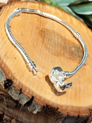 Pulsera Plata 18cm para Charms