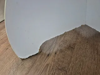 Mesa redonda blanca (Extensible) - Barata