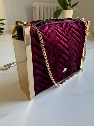 Bolso Fiesta Purificación Garcia Terciopelo