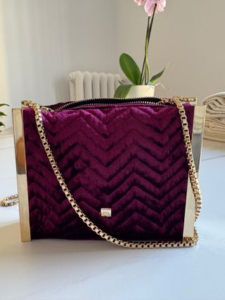 Bolso Fiesta Purificación Garcia Terciopelo