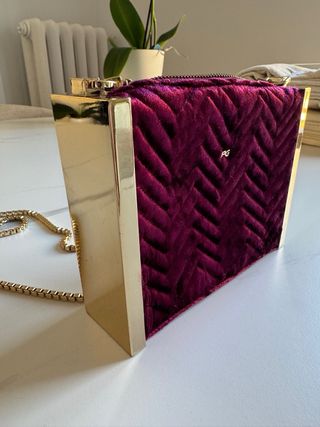 Bolso Fiesta Purificación Garcia Terciopelo