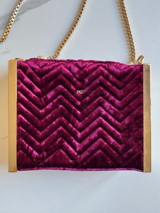 Bolso Fiesta Purificación Garcia Terciopelo