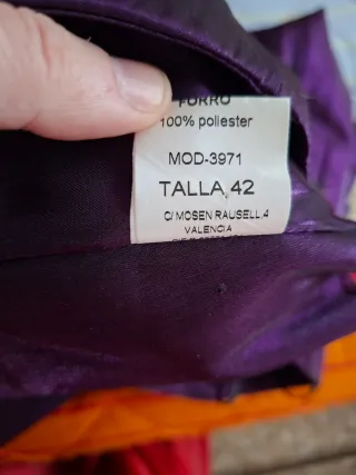 Vestido largo fiesta color berenjena