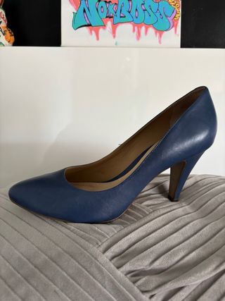 Zapatos de tacón Boch azul talla 41