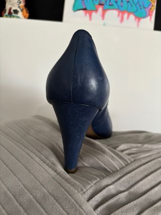 Zapatos de tacón Boch azul talla 41