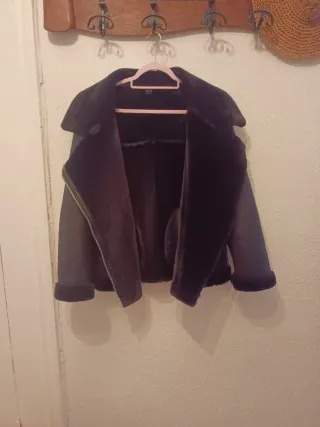 Cazadora aviador negra (mujer)