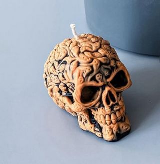 Molde silicona vela Calavera Almas