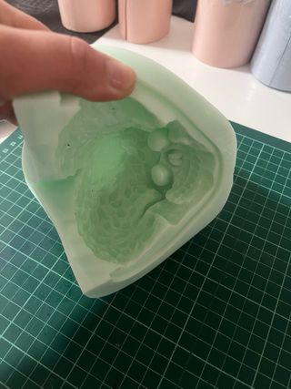 Molde silicona vela Calavera Almas