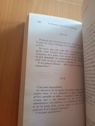 Le Dernier jour d'un condamné, précédé de "Bug-...