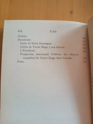 Le Dernier jour d'un condamné, précédé de "Bug-...