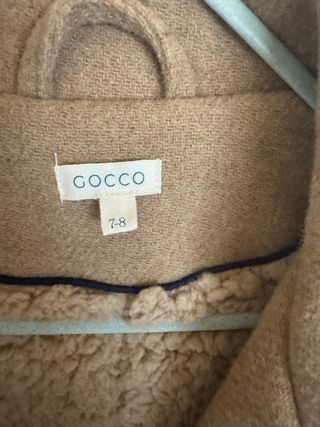 Abrigo Gocco Camel Niña T7-8