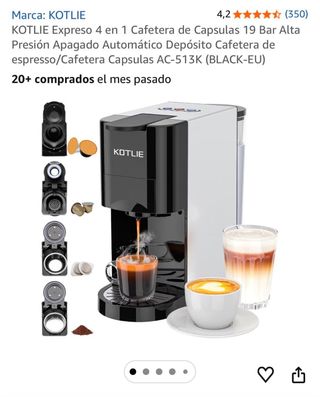 Cafetera KOTLIE Expreso 4 en 1