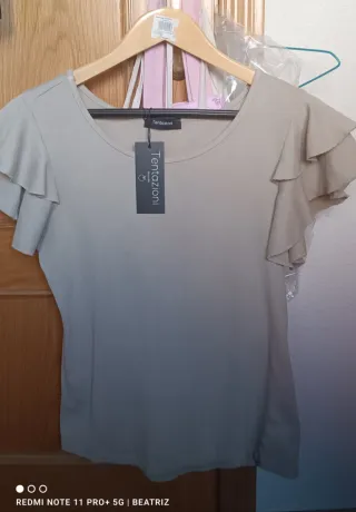 Camiseta Tentazioni Design Talla S Beige