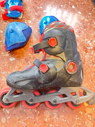Patines en línea para niño talla 32 + protecciones