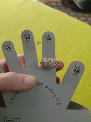 Anillo Plata Talla 16.5 mm