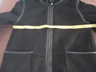 Abrigo Zara reversible negro Talla M