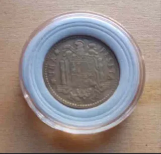 Moneda 1 Peseta Española Franco 1953 estrella 56