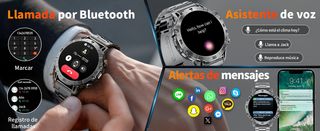 Reloj Inteligente Hombre Llamadas Bluetooth