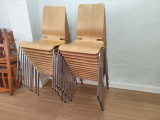 Sillas de madera y metal Venta por unidad