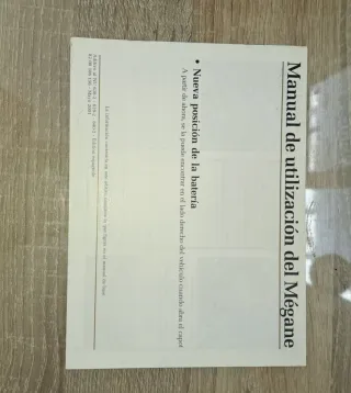 Carpeta Documentación Renault Megane I