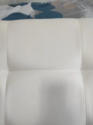 Cabecero polipiel blanco