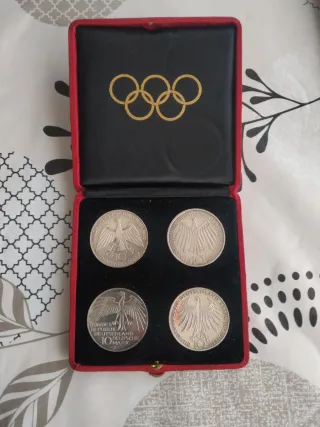 Monedas Plata JJOO Munich 72