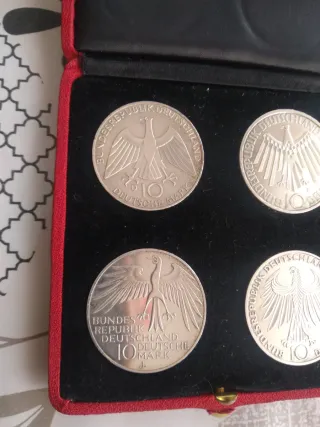 Monedas Plata JJOO Munich 72