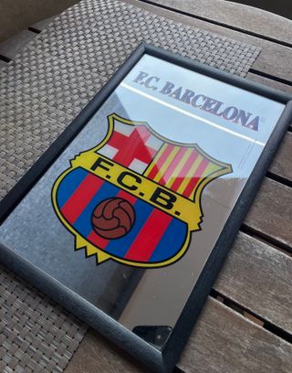 Cuadro espejo  FC Barcelona Vintage
