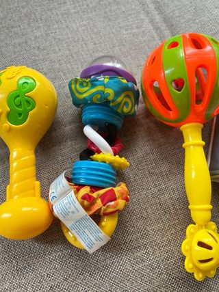 Lote Juguetes Bebé Sonido Libro Blanco/Negro