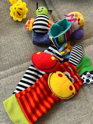 Lote Juguetes Bebé Sonido Libro Blanco/Negro