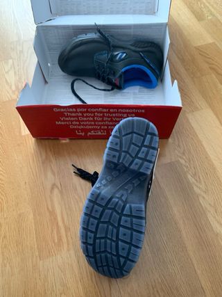 Zapatos de seguridad PANTER negros y azules