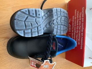 Zapatos de seguridad PANTER negros y azules
