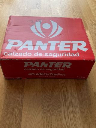 Zapatos de seguridad PANTER negros y azules